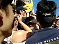 Oski Crowd Surfing