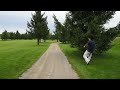Keith golfing at Notawasaga sick shot