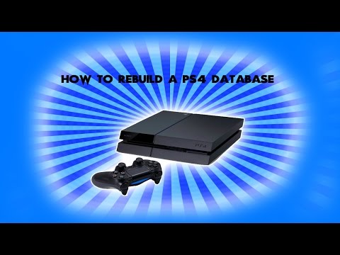 how to rebuild database ps4
