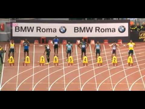 gala - Website http://trackxtraz.com facebook group https://www.facebook.com/groups/tracknfield/ Six-time Olympic champion Usain Bolt was defeated by American Justi...