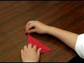 How to Fold Napkins : How to Make a Boot Fold in a Napkin