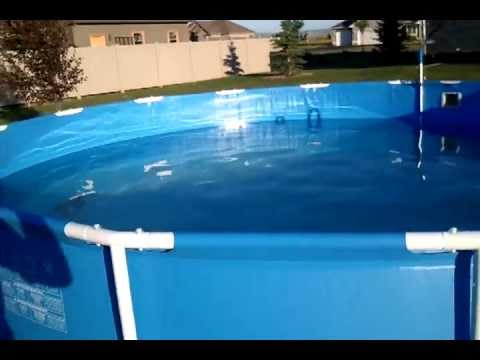 how to drain an above ground pool quickly
