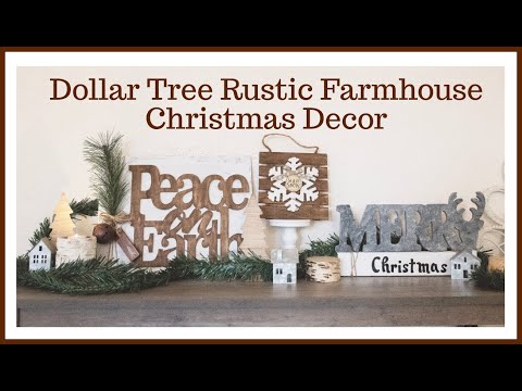 Dollar Tree Farmhouse Christmas DIY Friend Friday Hop #friendfridayhop #friendfriday#heidisonbouldiy