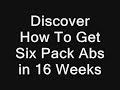 Discover How To Get Six Pack Abs (Ab workout routine only)