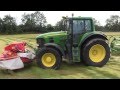 Robinson Farms Mowing,Tedding,Raking,Baling,Wrapping,Loading Haylage 2011