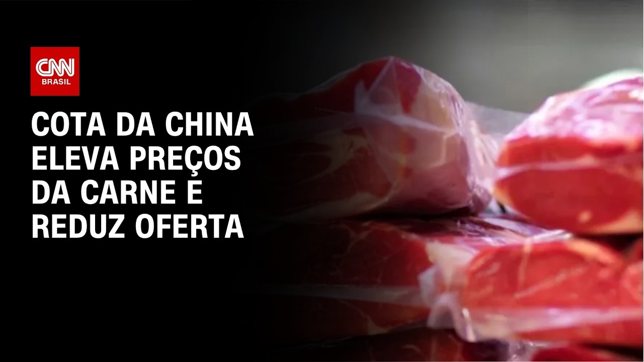Carne mais cara: cota da China eleva preços e reduz oferta no Brasil | LIVE CNN