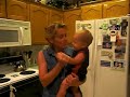 Dancing with Grandma in her kitchen
