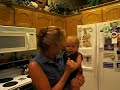 Dancing with Grandma in her kitchen