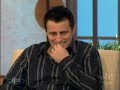 matt le Blanc in Ellen Degeneres show
