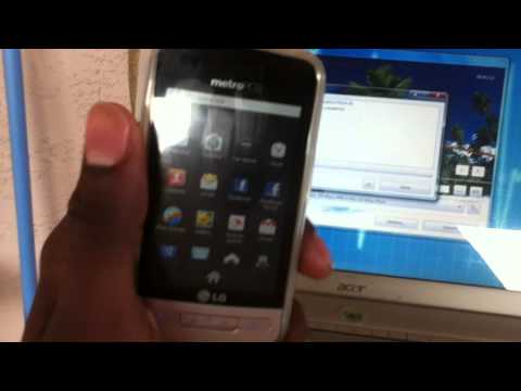 how to set alarm on lg optimus q