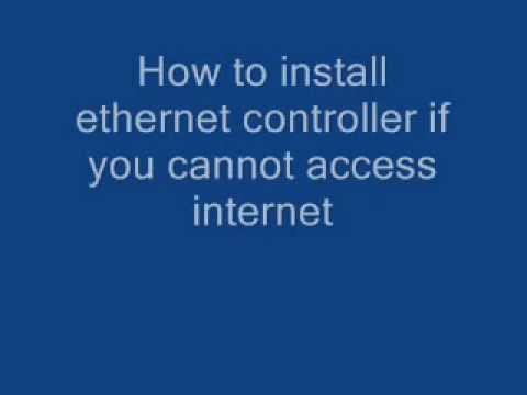 how to locate ethernet controller driver