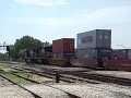 NS #9161 Leads Stacktrain South, Nice C39-8, Joliet IL.
