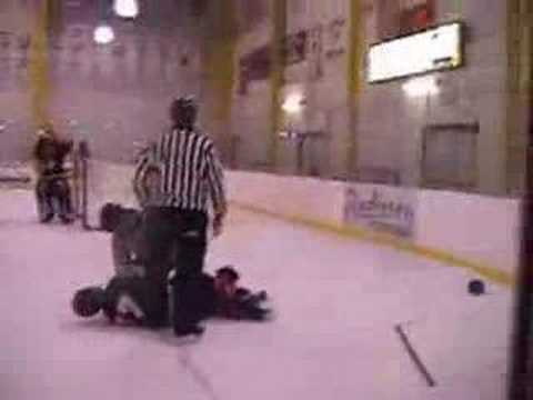 hockey glass break