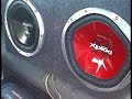 Watch my new video too(with my new head unit) - http://www.youtube.com/watch?v=L0lcoQRqxEoFinally I got one of the black p5 Sony Xplod subs. Most of the info is in the video. Subs: Red - XS-L120P5W, black - XS-L124P5B. Amp:XM-1652Z 1000w  This is the 2nd part of the video. I know sony isnt the best out there, but I like it and its all i could afford. Any questions just ask...