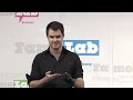 FameLab Germany 2012 in Bielefeld, Marc Otto: Ein Roboter streckt die Fühler aus