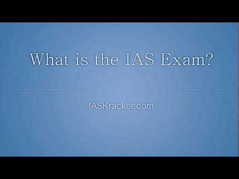 how to ias exam