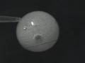 Air extraction from Alka-Seltzer / Water bubble in zero-g