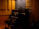livia sohn in studio with garrett wall during recording of 