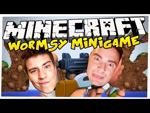 Minecraft: WORMSY! PINGWIN vs SKKF