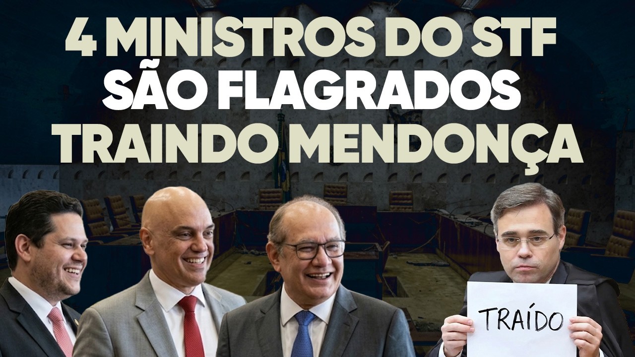 🚨 Veja FLAGRA 4 ministros do STF traindo Mendonça com Lula e Alcolumbre!