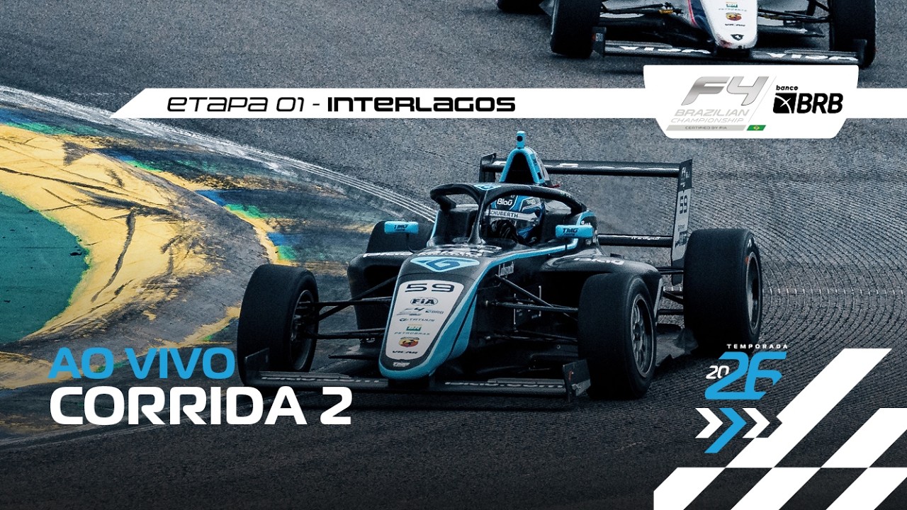 FORMULA 4 BRAZILIAN CHAMPIONSHIP 2026 | 1ª ETAPA - INTERLAGOS - CORRIDA 2