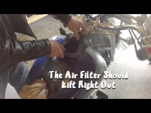 How To Replace / Remove K&N Air Filter Suzuki VL1500 and Boulevard C90