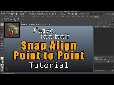 how to snap points in maya