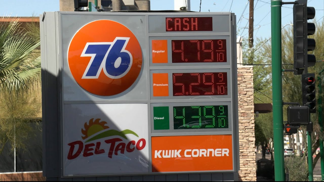 Gas Prices Jump In Arizona To Over 4 And Rising Arizona Daily