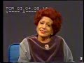 Zarah Leander sings \"Sang om Syrsor\" at her last TV show