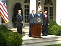 President Bush assuring the American people on the economy President Bush assuring the American people on the economy