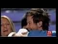 Kimberly Caldwell interviews David Cook; Tricks girlfriend at beginning screen 2
