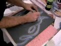 Airbrush Anleitung linierte Flammen Teil 1