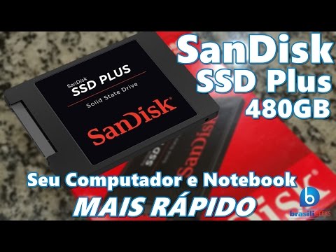 Acelere seu computador com o SSD Plus da Sandisk! Análise em Português