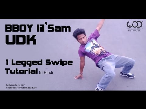 One Legged swipe tutorial by BBOY Lil Sam from Underdog Kombat Crew