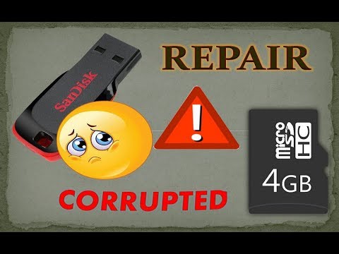 how to repair damaged sd card