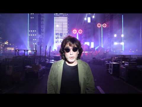 Jean Michel Jarre announcing Monaco Wedding big concert