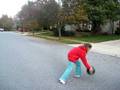 caitlin playing baskettball