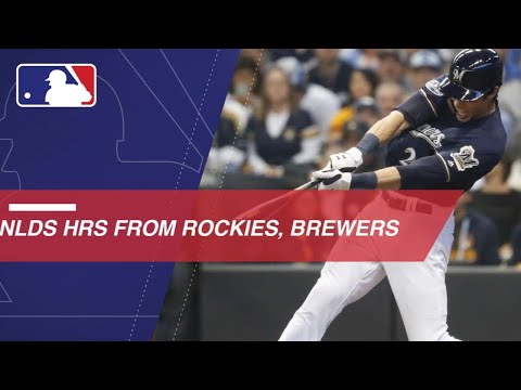 Video: Watch all home runs from NLDS between Rockies and Brewers