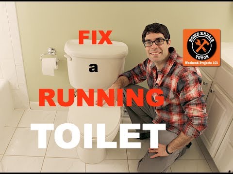 how to repair running toilet
