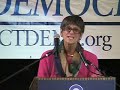 Rosa DeLauro stump speech for Obama