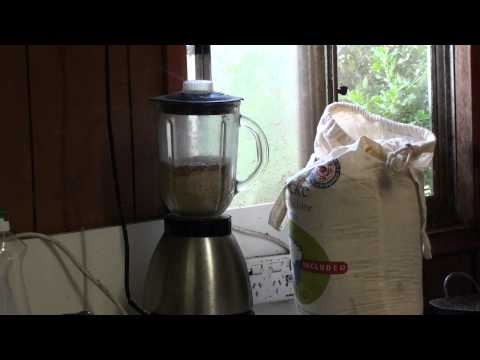 Whole wheat flour made in a blender - YouTube