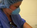 Arpita video 2 (nurse measuring her weight - day 1)