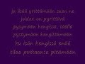 Hepsakka - Pelasta mut (lyrics/sanat)