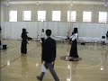 2004 Annual Harvard Invitational Shoryuhai Intercollegiate Kendo Tournament, Court A, second team game, Senpo match, MIT=white, Virginia Polytechnic Institute=red.  MIT Senpo is She-san, Virginia Polytechnic Institute Senpo is Park-san. Zero point tie.  Complete team tournament player stats:She-san scored a total of 1 men out of a total possible 12 points (MIT did not advance to quarterfinals).She-san lost 2 men and 1 kote pointsPark-san scored a total of 2 men and 1 kote out of a total possible 16 points (8 games including quarter- and semi-final).Park-san lost 2 men pointsNote: Virginia Polytechnic Institute placed 3rd in the team tournament.  This is the first game in the 2004 tournament for both teams.  In general, college players start practicing kendo when they first start college.For more information about the Shoryuhai, please visit: http://www.hcs.harvard.edu/~kendo/shoryuhai.phpThanks to:Game - She-san, Park-san, Shimpan, Courtside        Staff, Harvard UniversityTournament Logistics - J. Jin, HRKC, HRKCAARecords - Courtside Staff, J. JinEquipment and Footage - C.K. Lin, J.H. LuCamera Operation - Hiroko(Post-Production - me)