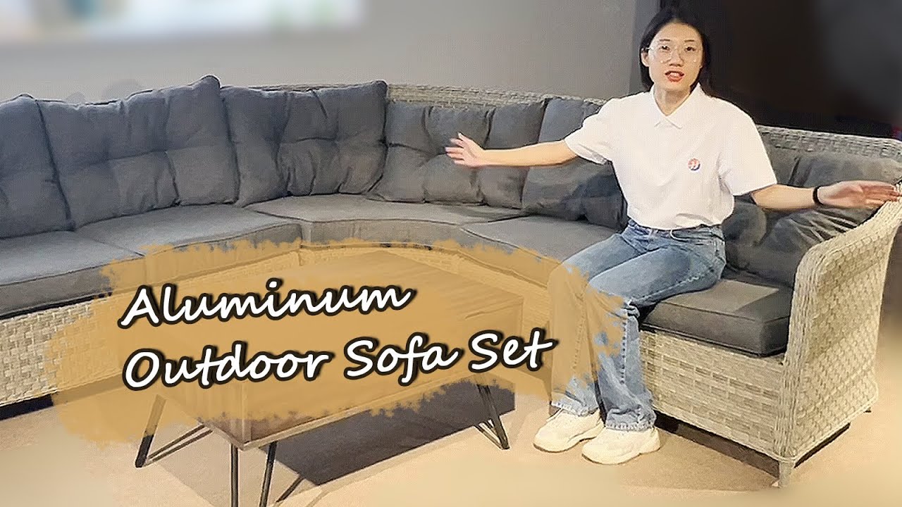 Aluminum Outdoor Sofa Set - Grace