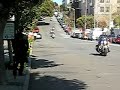 this is a video of barack obama's motorcade arrive at the ann and gordon getty mansion for a fundraiser held there on april 6, 2008. it is part of a larger report to be found at http://www.zombietime.com/obama_visits_billionaires_row

this fundraiser was held about an hour before and just a few blocks away from where obama gave his infamous 