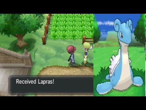 how to get lapras in pokemon x