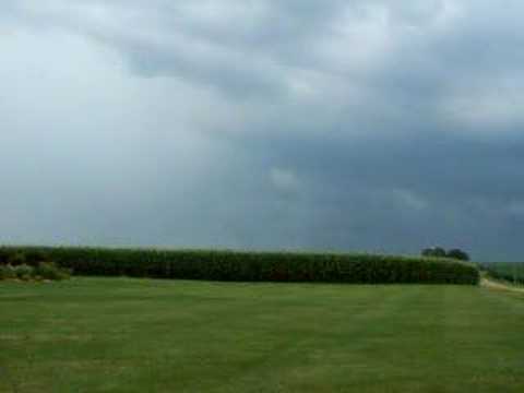 Spraying fungicides on corn