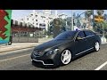 Mercedes E63 Unmarked (with blue siren) FINAL para GTA 5 vídeo 2