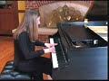 Bach Piano Partita no. 2 Played by a Pretty Girl